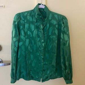 Vintage green blouse